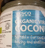 Tesco Virgin Organic Coconut Oil 300ML - Produit