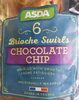 Asda Brioche Swirls Chocolate chips - Product
