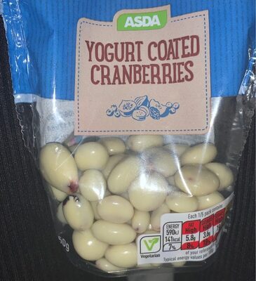 Yogurt Coated Cranberries - Product