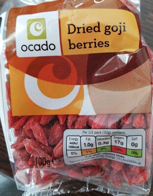 Dried goji berries - Product