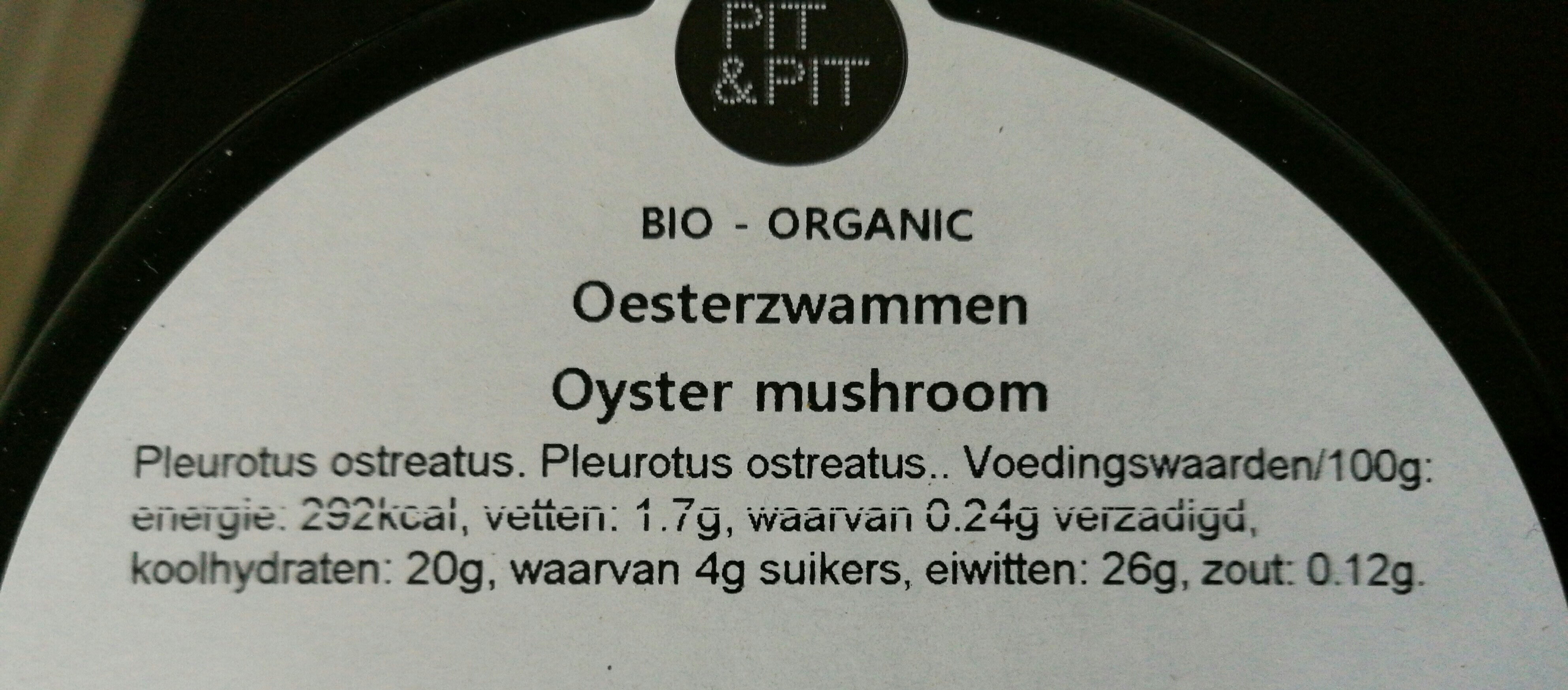 Oyster mushroom - Nutrition facts