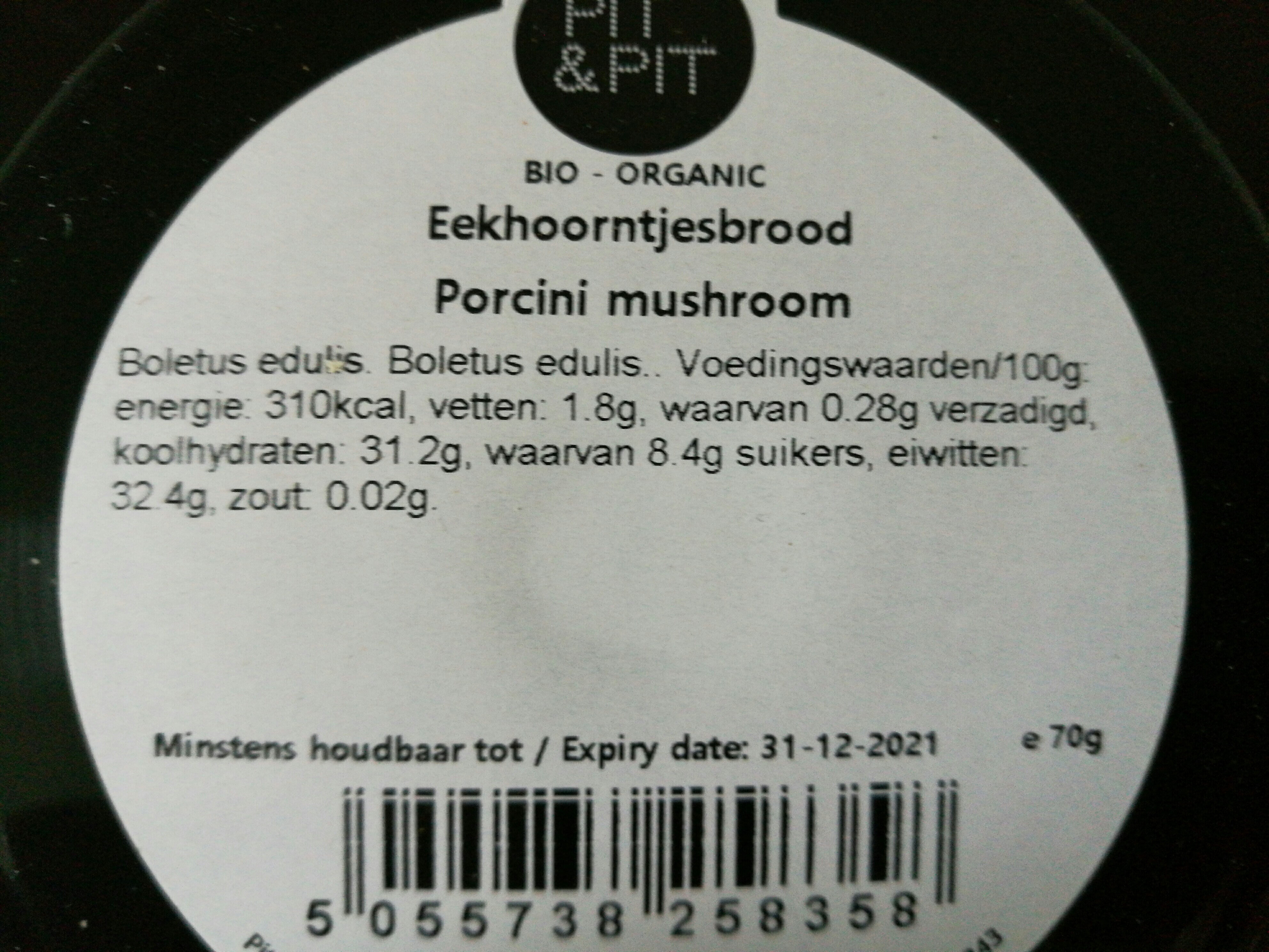 Porcini mushroom - Ingredients