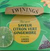 Thé vert saveur citron vert gingembre - Produit
