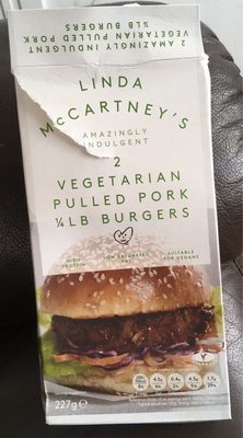 Vegetarian pulled pork 1/4lb burger - Produit