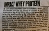 Impacto whey protein - Product