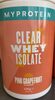 Clear Whey isolate - Produit