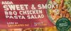 Sweet and smoky bbq chicken pasta salad - Produit