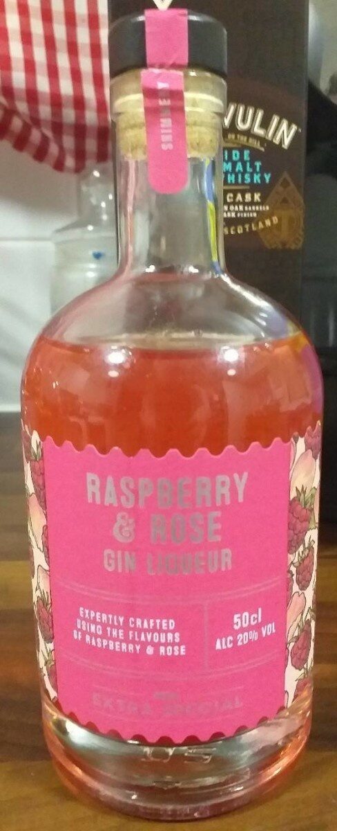 Raspberry and Rose Gin Liqueur - Product