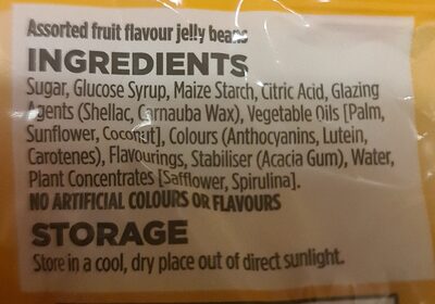 Jelly Beans - Ingredients