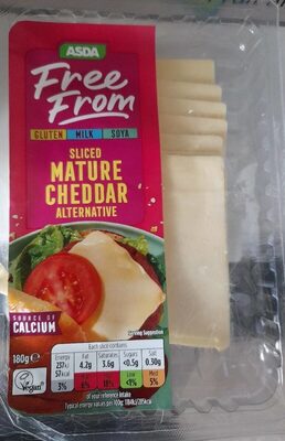 Sliced mature cheddar alternative - Product