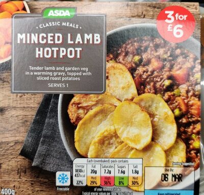 Minced Lamb Hotpot - Product
