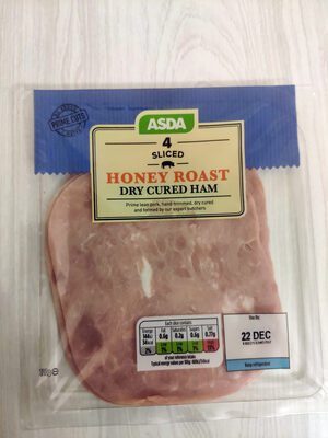 Calories in Asda Honey Roast Dry Cured Ham