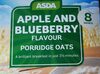 Apple and blueberry porridge oats - Produit