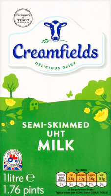 Semi-skimmed UHT milk - Product