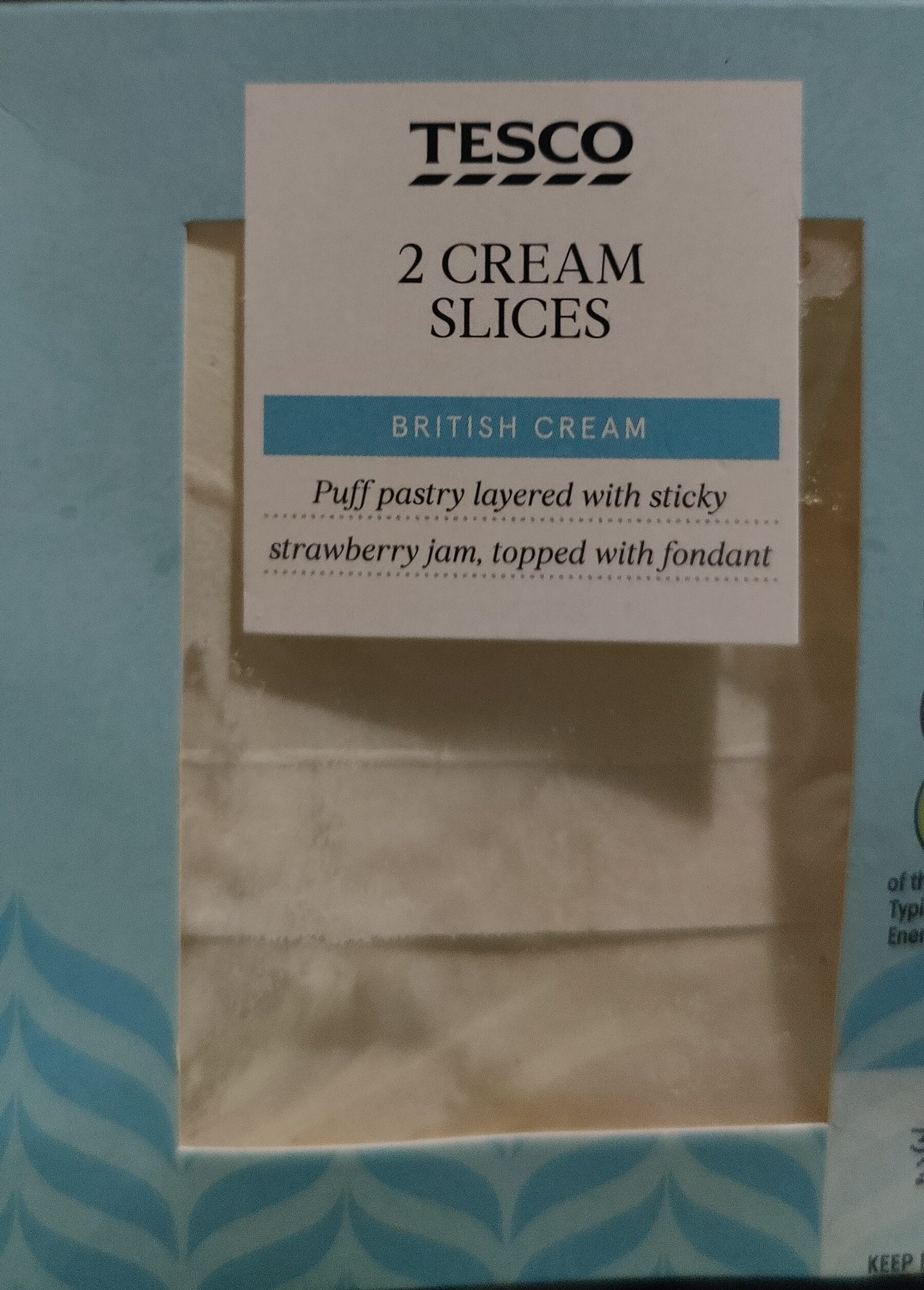 2 Cream Slices - Product