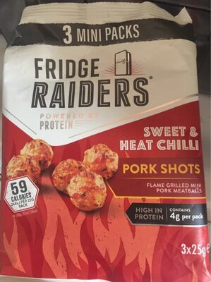 Calories in Fridge Raiders Pork Shots