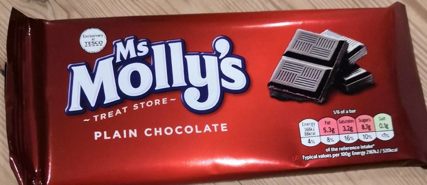 Ms Molly's plain chocolate - Product