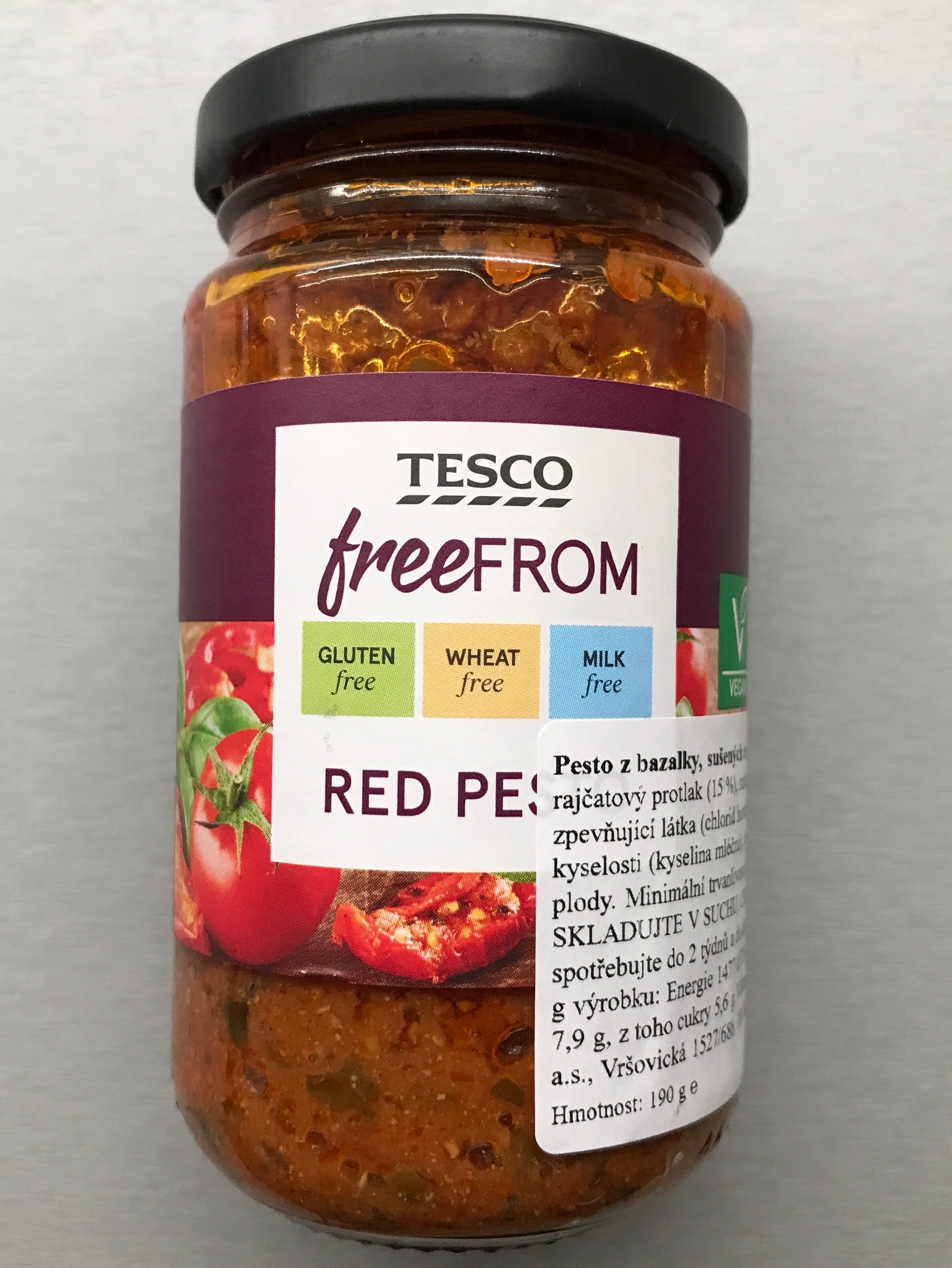 Red pesto - Recycling instructions and/or packaging information