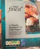 Chunky breaded cod fish fingers - Product