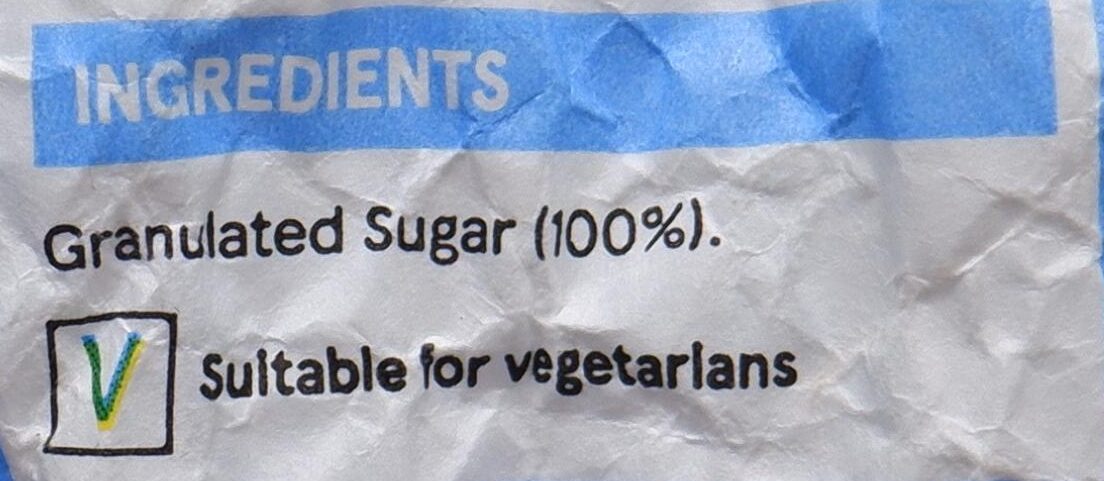 Granulated Sugar - Ingredients