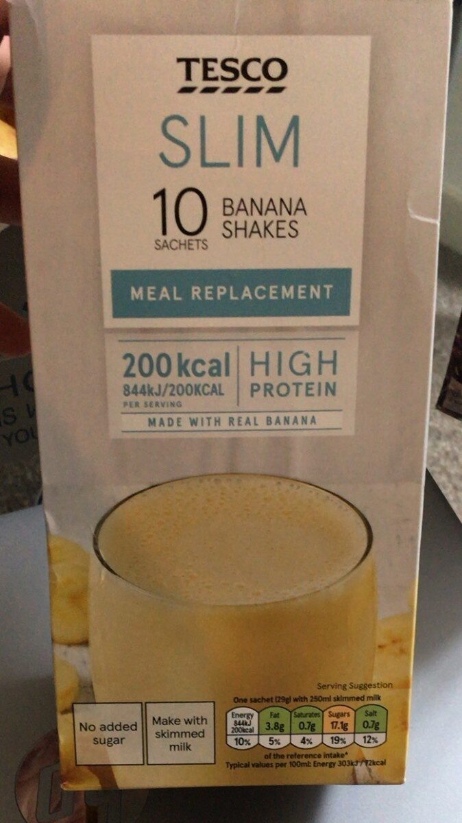 Slim banana shakes - Produit - en