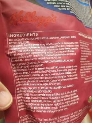 Extra Frutos Rojos - Ingredients - es