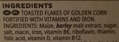 Corn Flakes - Ingredients