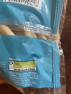 Greek style folded flatbreads - Recycling instructions and/or packaging information
