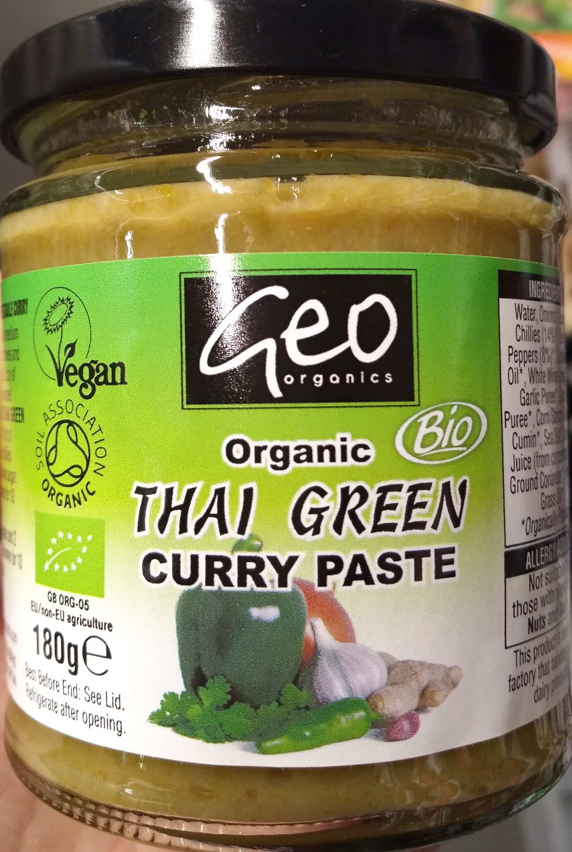 Thaï green curry paste - Product - nl