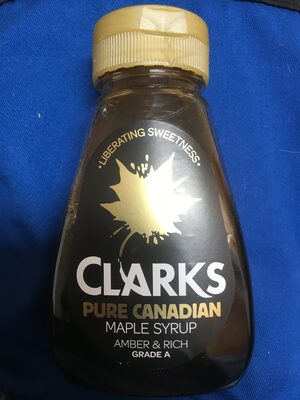 Clarks Pure Canadian Maple Syrup - Recycling instructions and/or packaging information - en