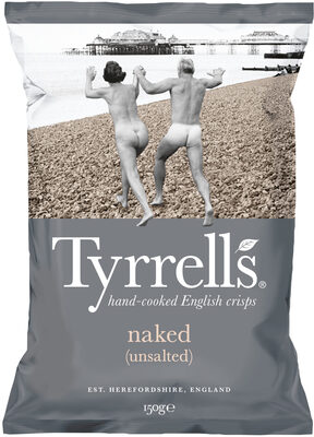 Hand-Cooked English Crisps Naked (No Salt) - Produit