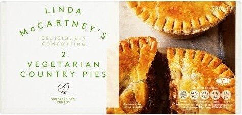 2 Vegetarian Country Pies - Product