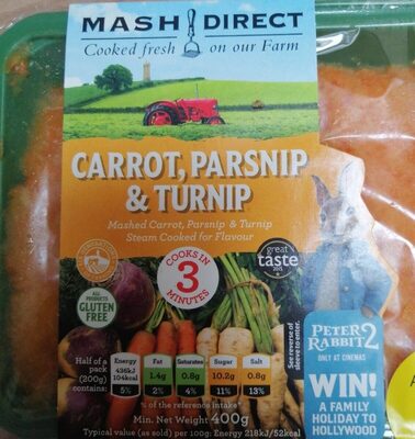 Mash Direct Carrot and parsnips - Product
