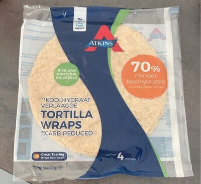 Tortilla Wraps Koolhydraat verlaagde - Product