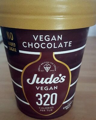 Calories in Jude's Vegan Chocolate Ice Cream