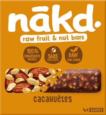 NAKD Cacahuètes - 140g (4x1p) - Product - fr