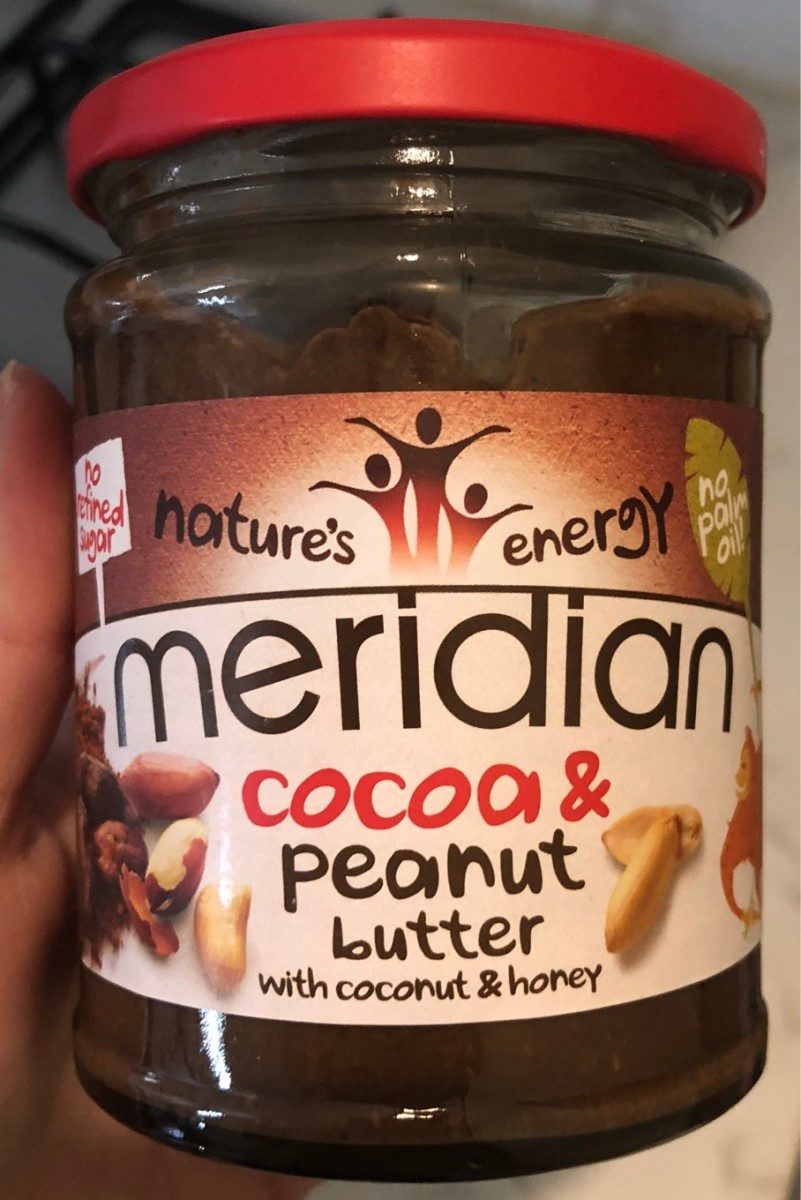 Meridian Cocoa & Peanut Butter With Coconut & Honey - Produit
