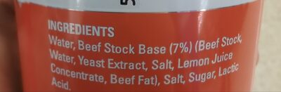 Potts' Beef Stock - Ingredients