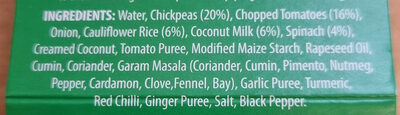 Big Vegan Pot Chickpea Curry - Ingredienser - en