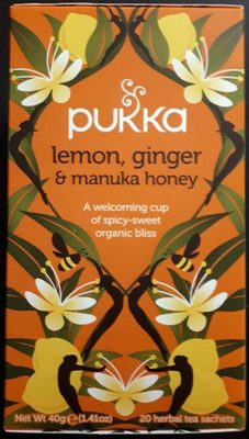 Lemon, ginger & manuka honey (20 sachets) - Product - en