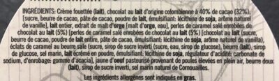 Crème fondante chocolat au lait - Ingredients - fr