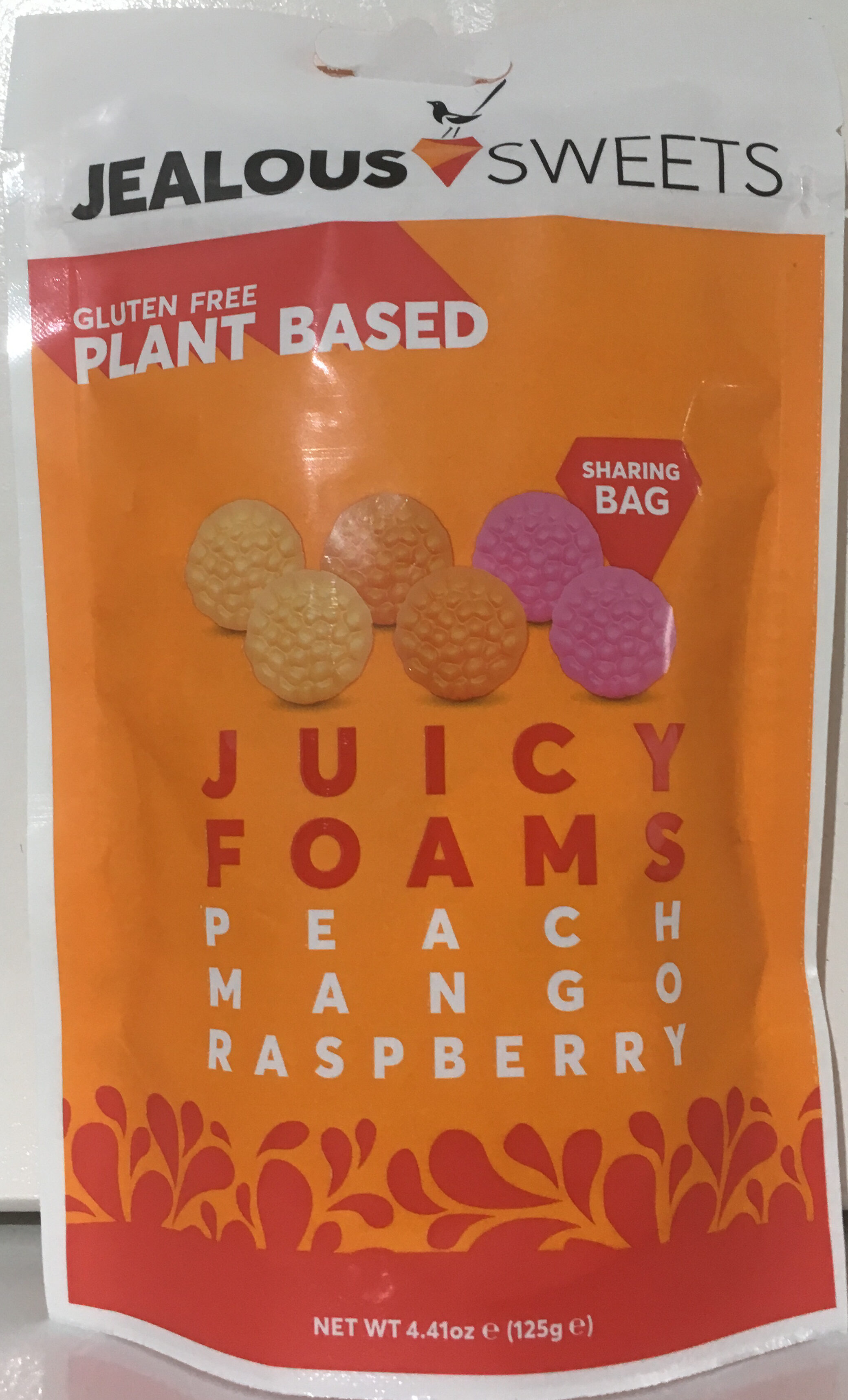 Juicy Foams Peach Mango Raspberry - Produkt - nb