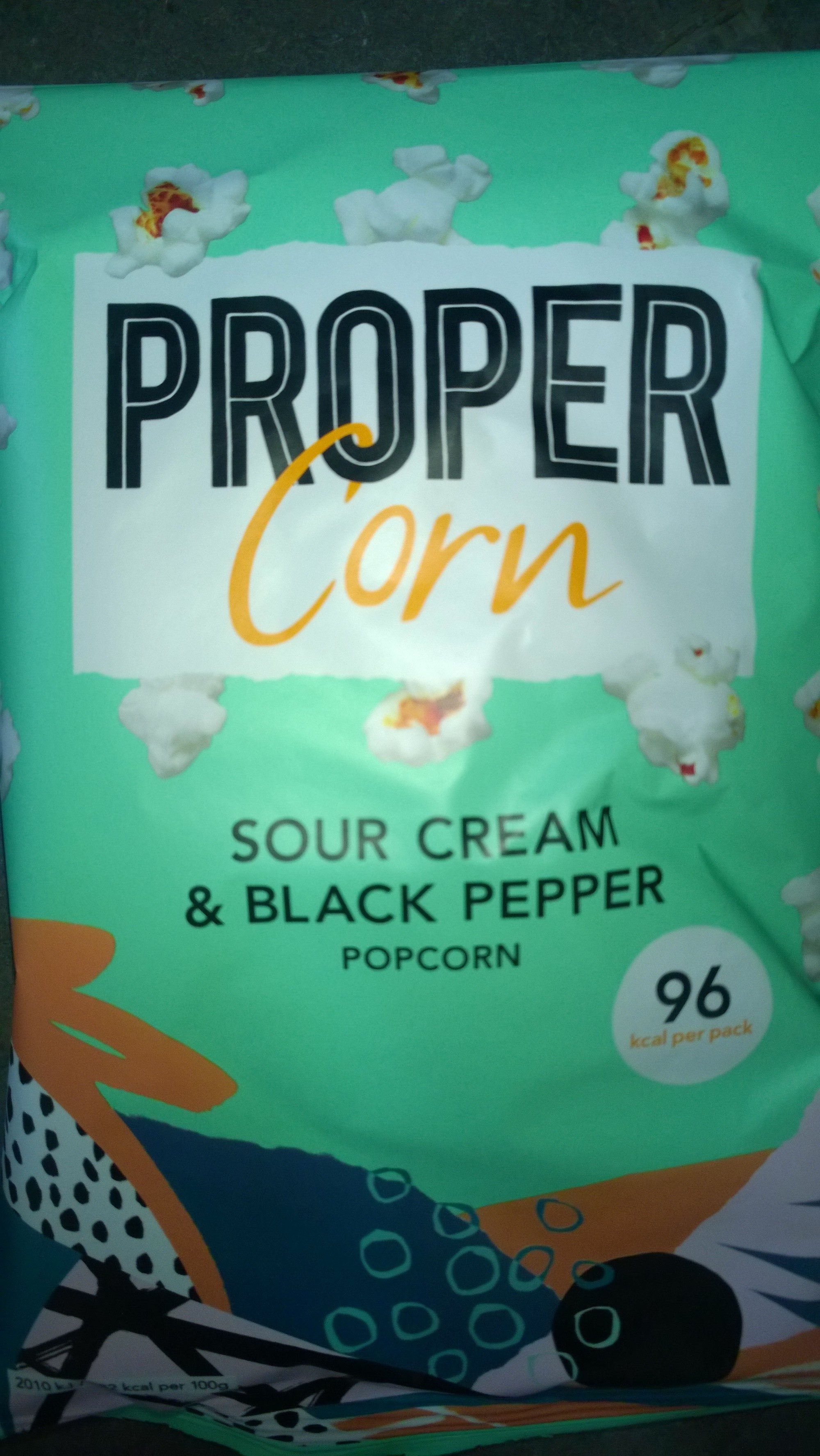 Propercorn Sour Cream & Black Pepper Popcorn - Product - en
