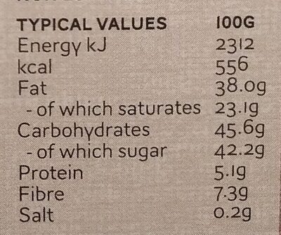 Sea salt & caramel - Voedingswaarden - en