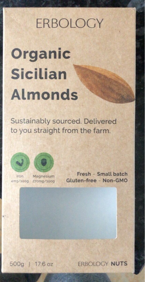 Organic Sicilian Almonds - Product