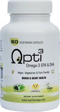 Opti3 Omega-3 Algenolie 60 Vegetarian Capsules - Product - fr