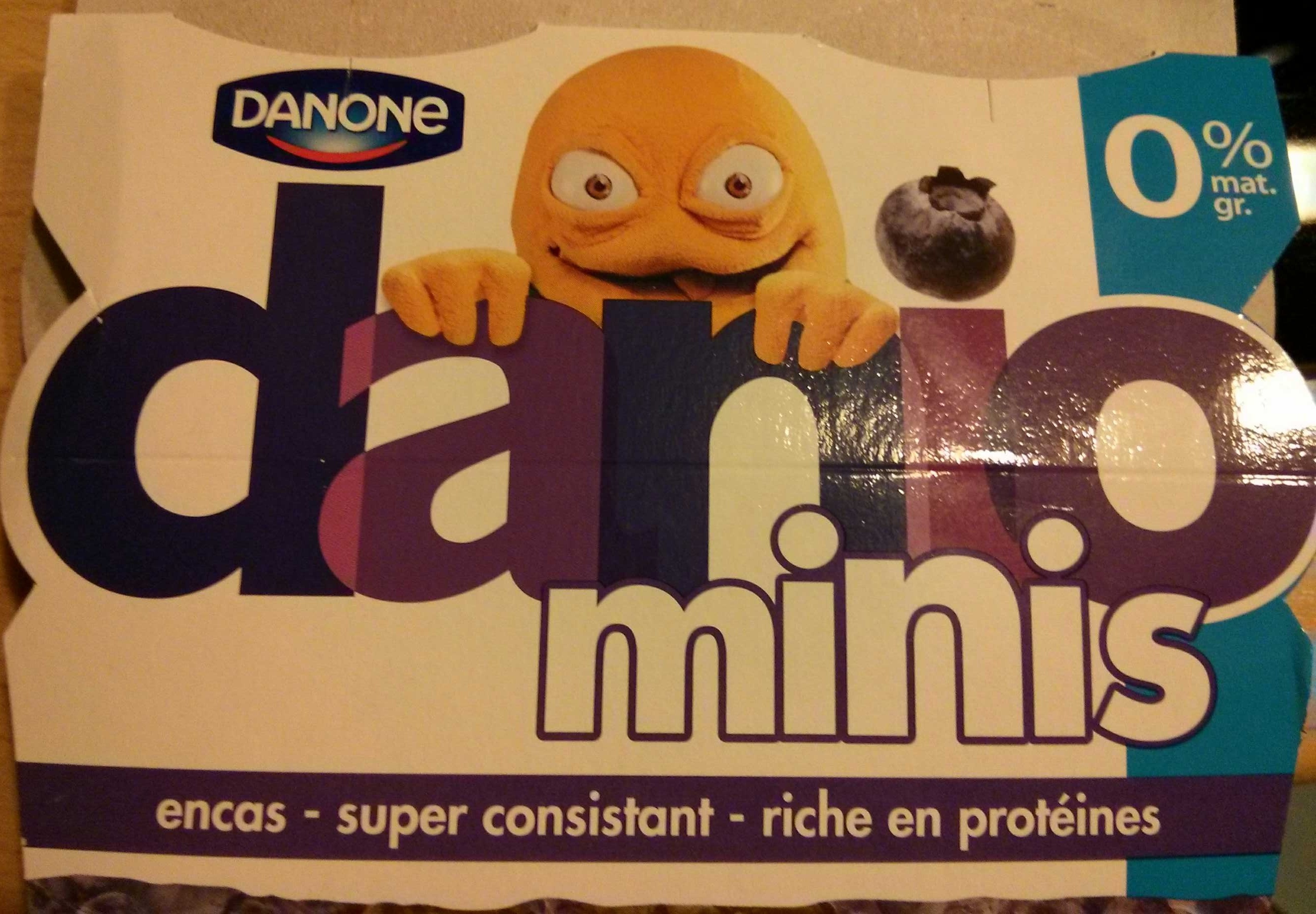 Danio minis (0 % MG) Myrtille - Prodotto - fr