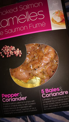 Lamelles de Saumon Fumé 5 baies & Coriandre - Product - fr