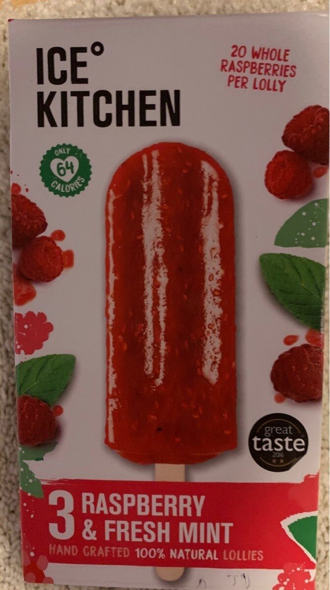 Ice kitchen raspberry & fresh mint - Product