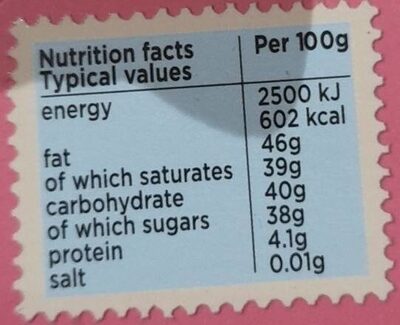 cocoa nib nights - Nutrition facts